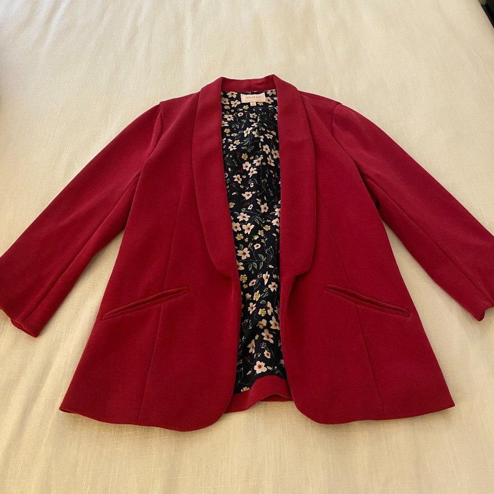 Skies Are Blue Jersey-Knit Blazer